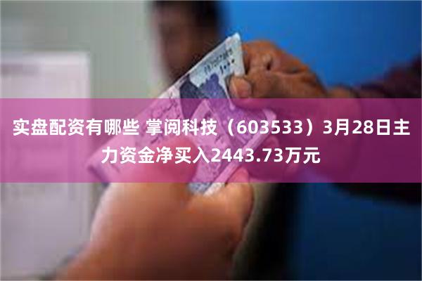 实盘配资有哪些 掌阅科技（603533）3月28日主力资金净买入2443.73万元